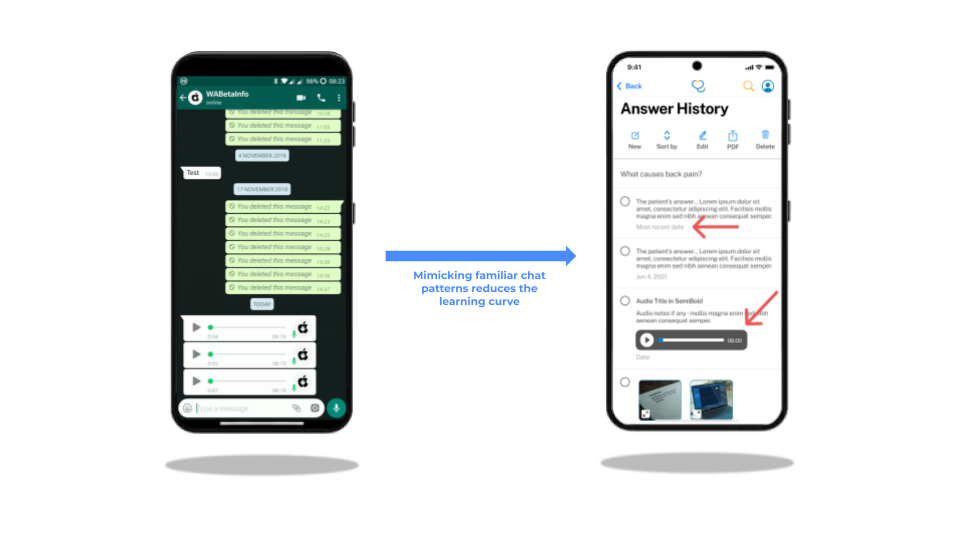 Bedside Chats Benchmarking - Chat History