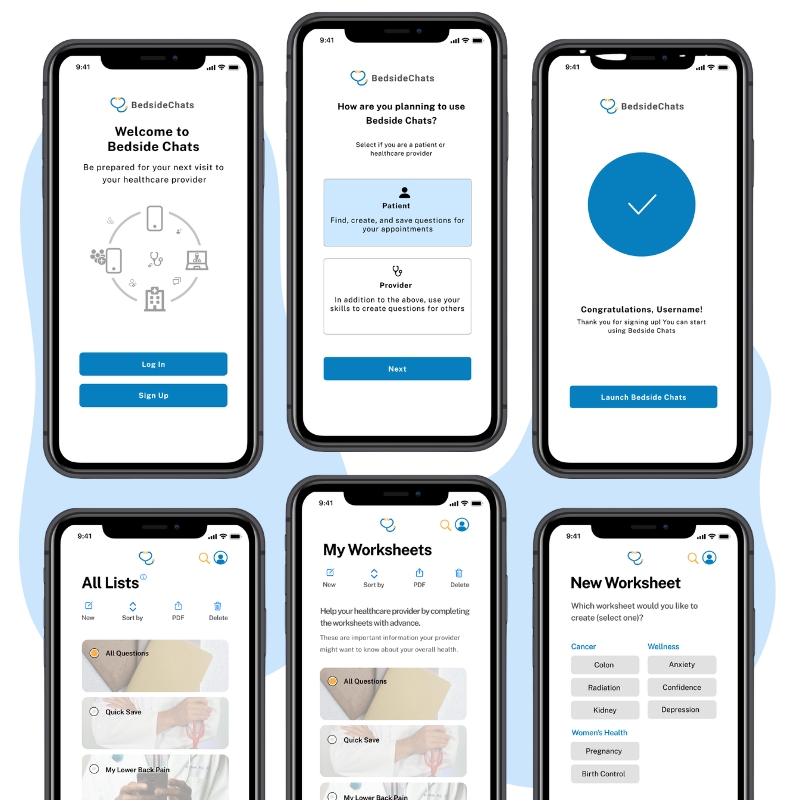Cover Bedside Chats - iOS Adaptation for Senior Healthcare